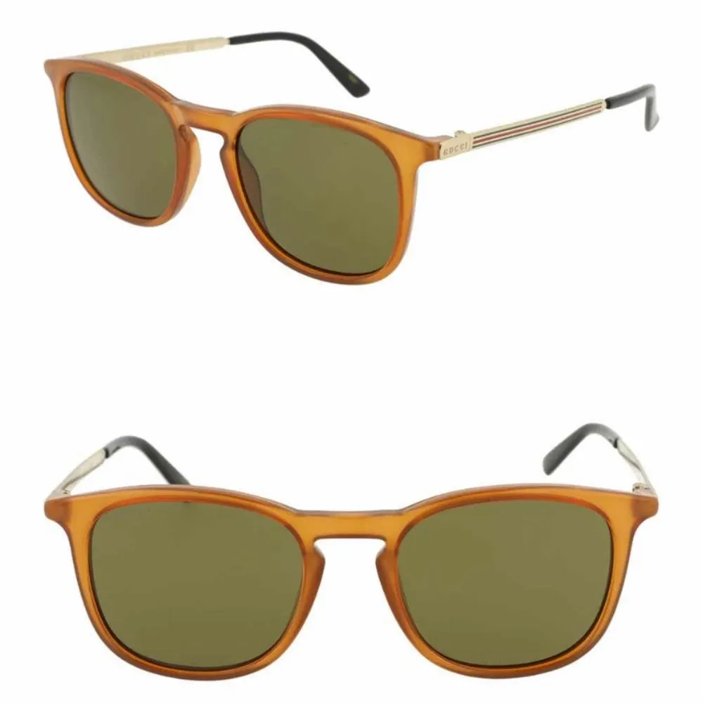 Gucci Authentic  51 Square Acetate Metal logo sunglasses - Image 8