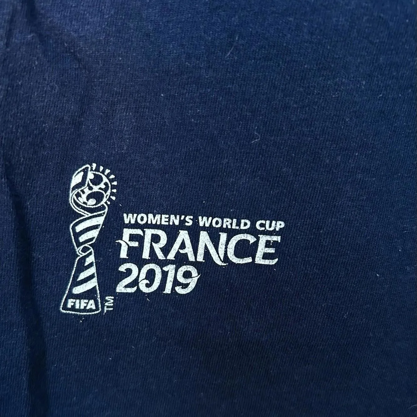 France 2019 FIFA Women's World Cup Blue T - Image 3