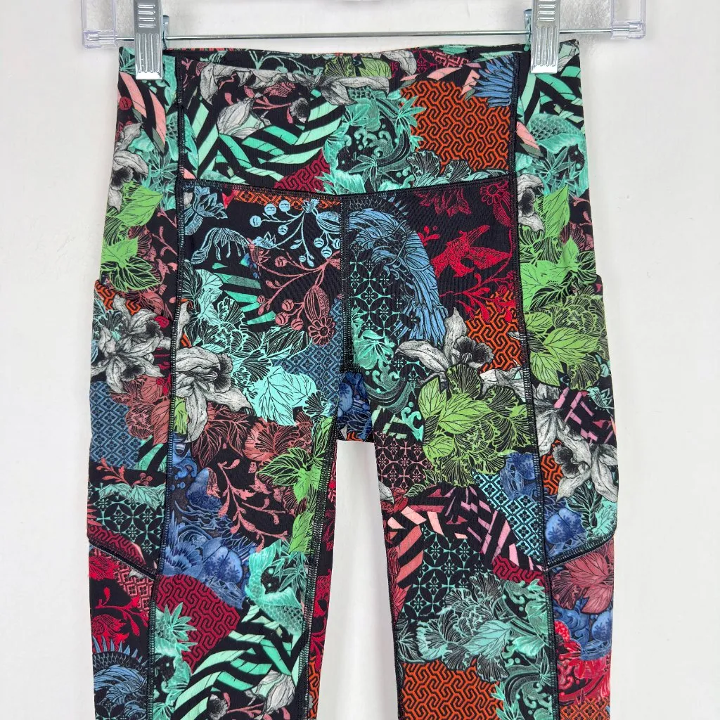 Lululemon Speed Up Tight *Full-On Luxtreme 28" Zen Clash Multi Floral Size 2 EUC - Image 2