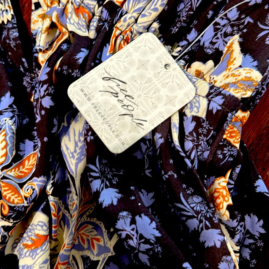 Free People Soli Mini Dress NWT $128 Size XS Night Combo Purple - Image 11