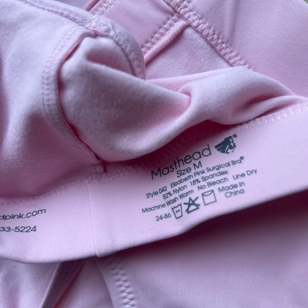 Masthead Elizabeth surgical bra Size Medium Pink - Image 5