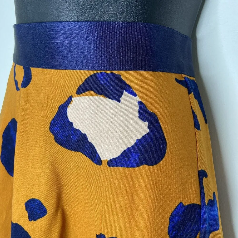 Leopard Print Skirt Size 10 PHILLIP LIM 3.1 for Target Multi-Color Circle Orange - Image 4