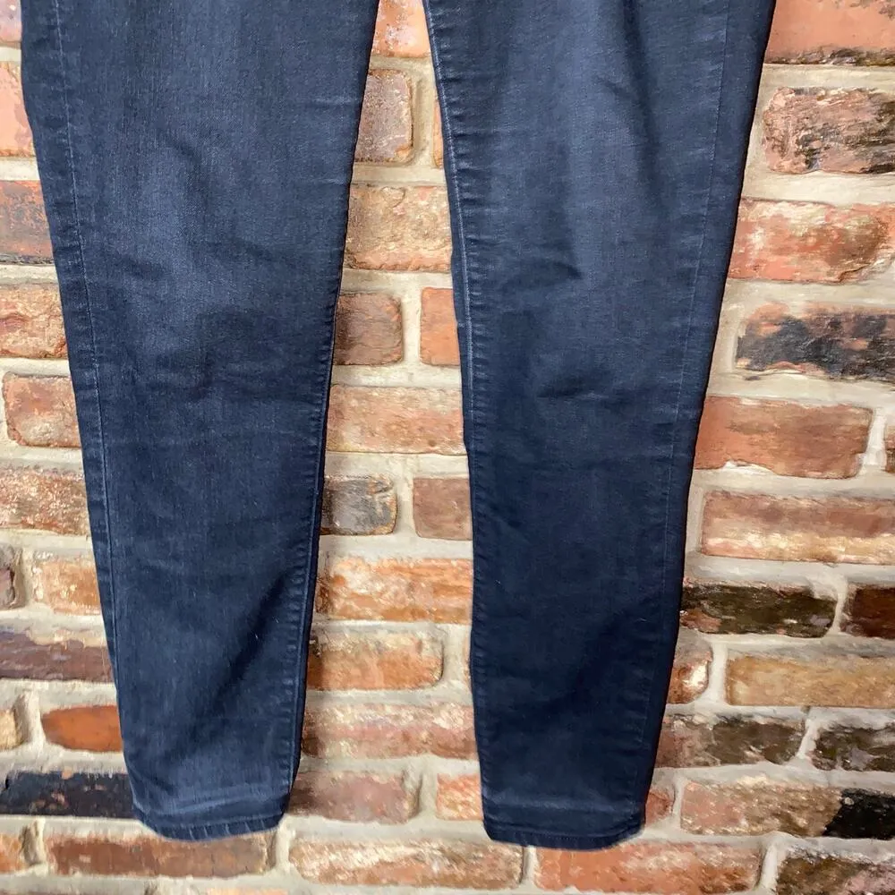Ann Taylor LOFT Black Wash Denim Skinny Jeans Women's Size 4/27 - Image 3