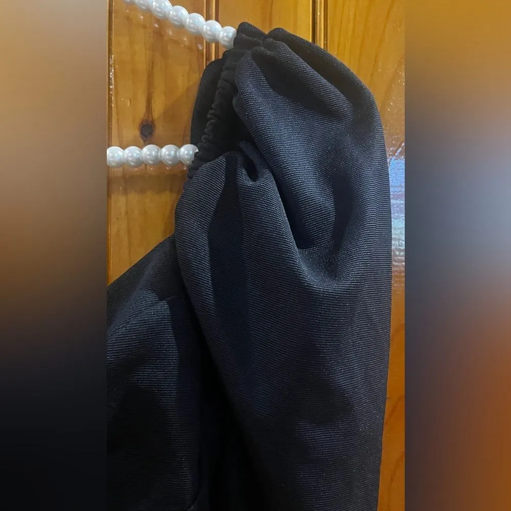 Zara Bustier sweetheart crop top Black SIZE S - Image 5