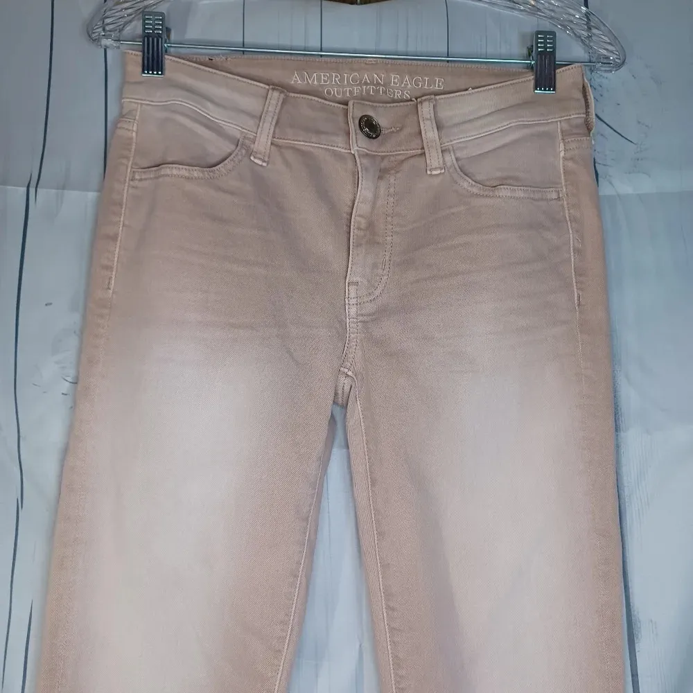 American Eagle Outfitters Super Super Stretch pink Jegging - Image 2