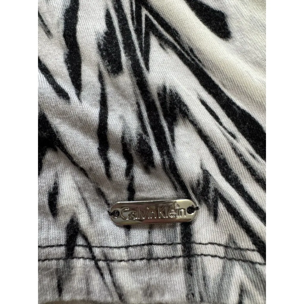 Calvin Klein‎ Tunic Top Women Size Measured Stretch Vacation Beach Casual Travel - Image 6