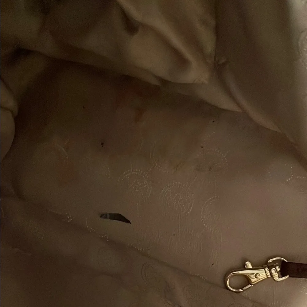 Michael Kors  Leather Tote with Gold Hardware Maroon - Image 2