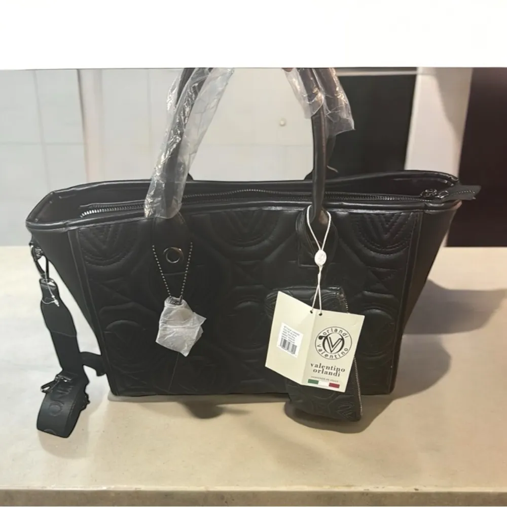 Valentino Orlandi Black Quilted Women's Bag - Image 7