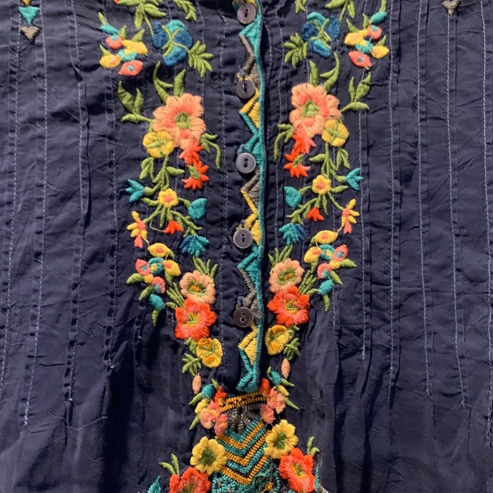 Johnny Was embroidered top - Image 2