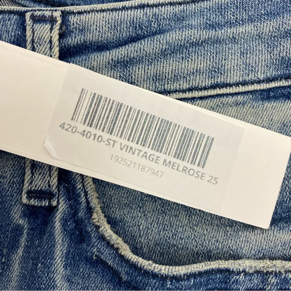 Jonathan Simkhai Standard Rae Darted High Waisted Skinny Jeans: Vintage Melrose Size 25 - Image 13