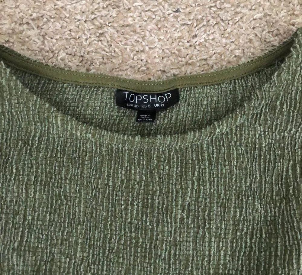 Topshop Green Dress - Image 3