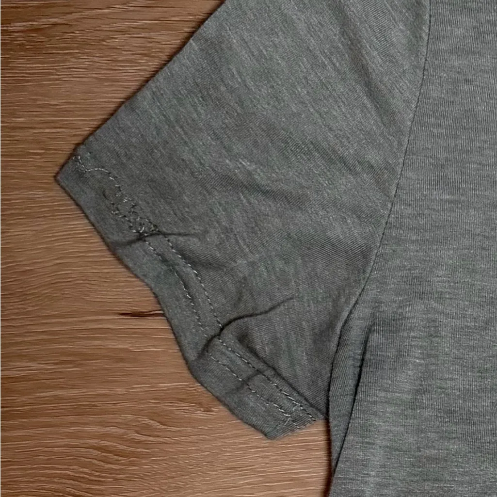 Southern Grace Texas Tee XL | Floral Cactus Texas Shirt | Gray Short Sleeve - Image 5