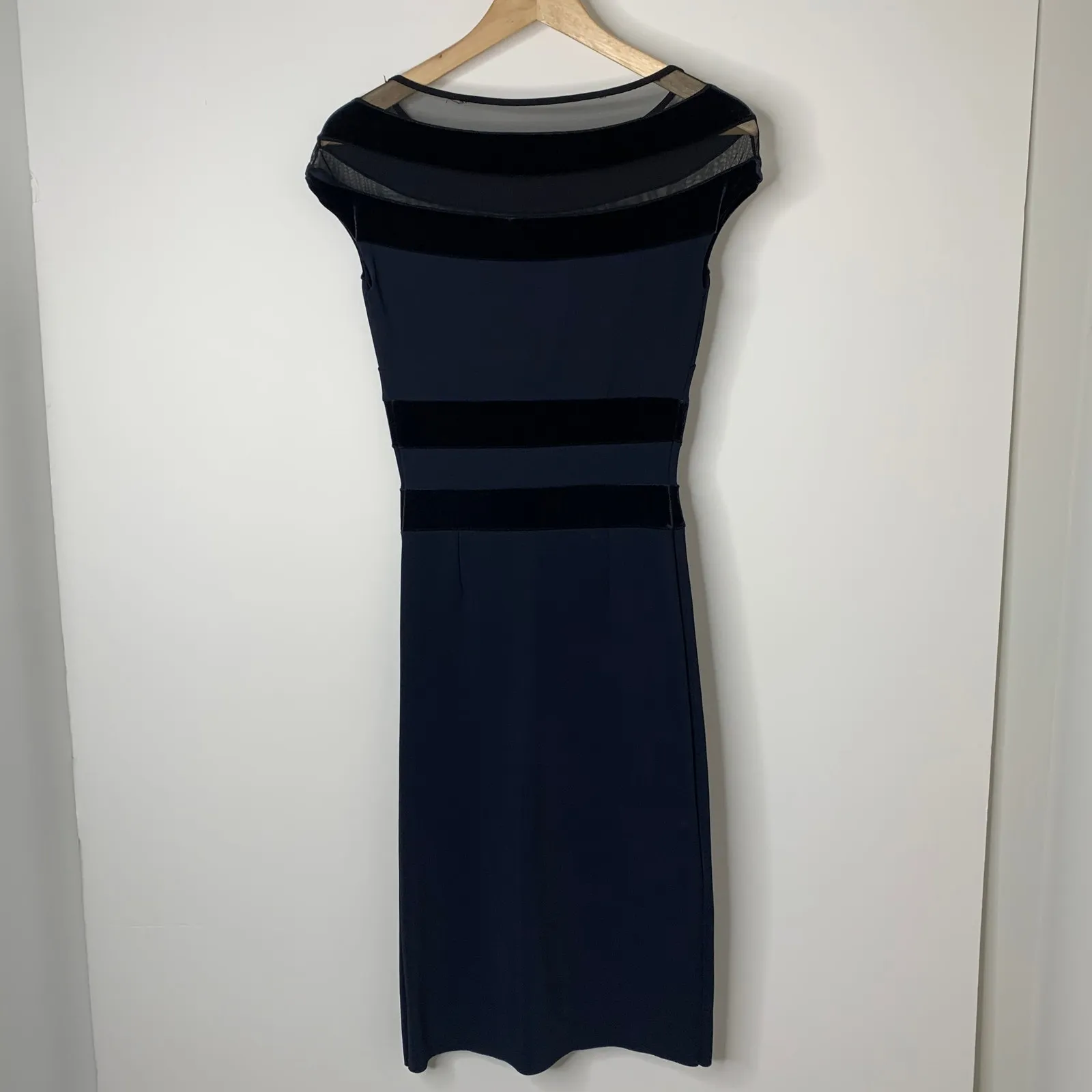 Chiara Boni La Petite Robe Bateau Neckline Midi Length Dress Womens Size 38 - Image 12