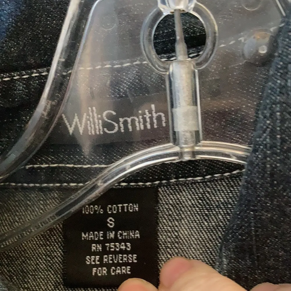 FINAL MARKDOWN WILLI smith denim trucker jacket small - Image 3
