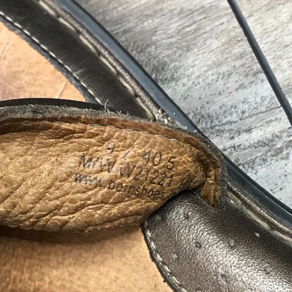 Born Bronze‎ Leather Bead Embellished Thong Flip Flop Sandals Metallic Women's 9 Brown - Image 7