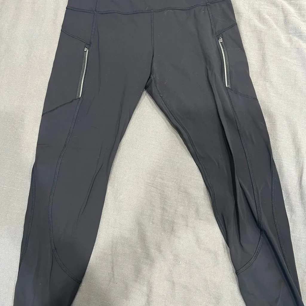 Athleta Rainier High Rise Legging - High compression with brushed interior XL - Image 9