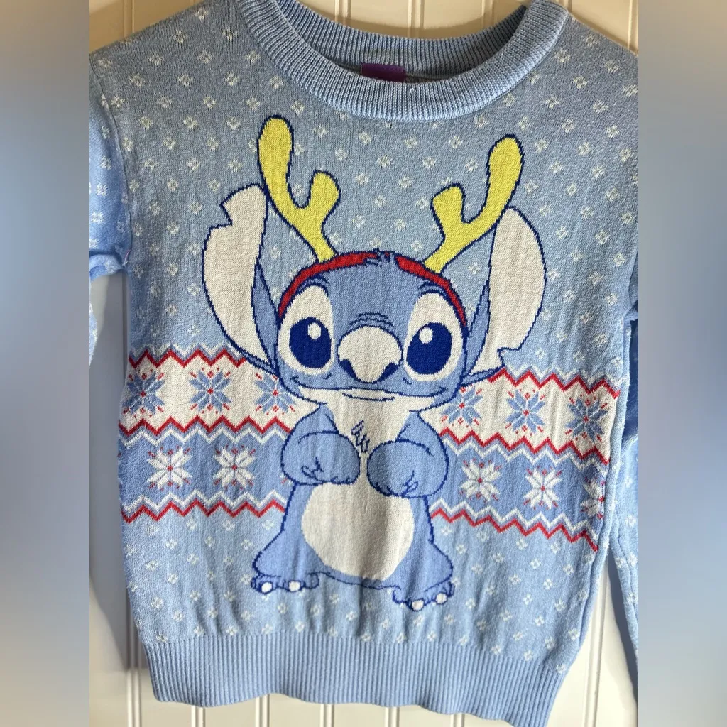 Disney Blue Sweater with Character Design - Image 2