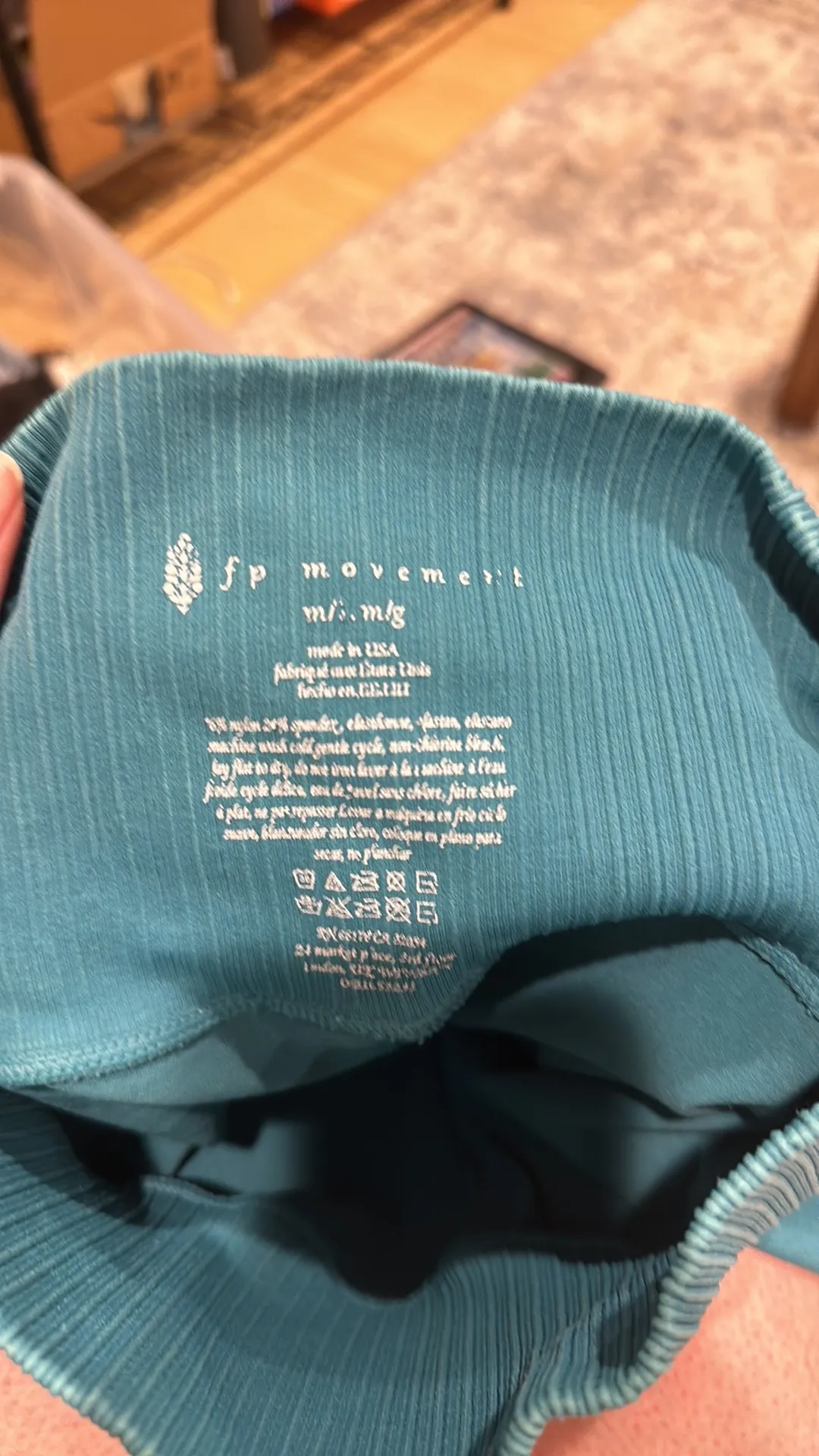 High-Rise 7/8 Length Good Karma Leggings M/L - Image 4