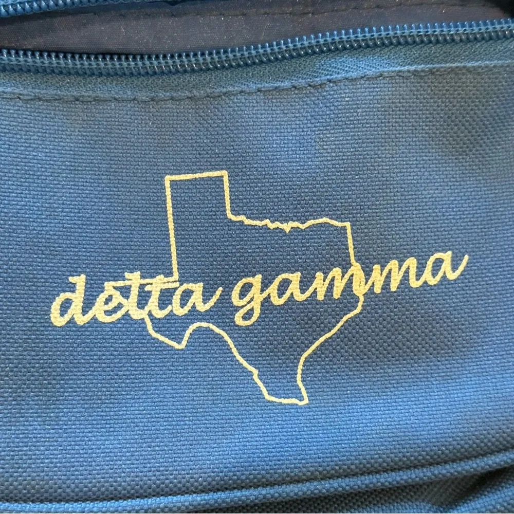 Delta Gamma University Sorority Vibrant Blue Fanny Pack Belt Bag Adjustable - Image 6