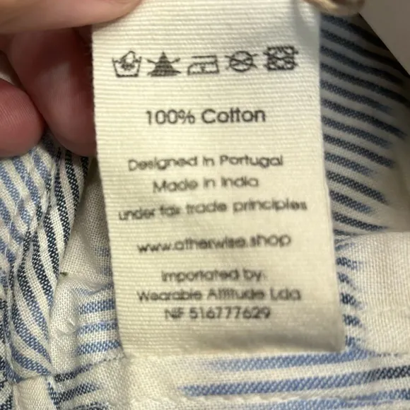 Otherwise NWT Blue‎ White Bucket Hat Blue - Image 7