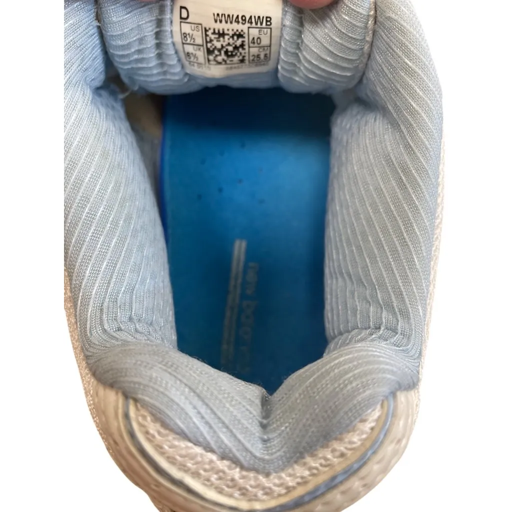 New Balance 464 Womens Beige Blue Walking Sneakers Shoes Size 8.5D SKU 8518 - Image 10