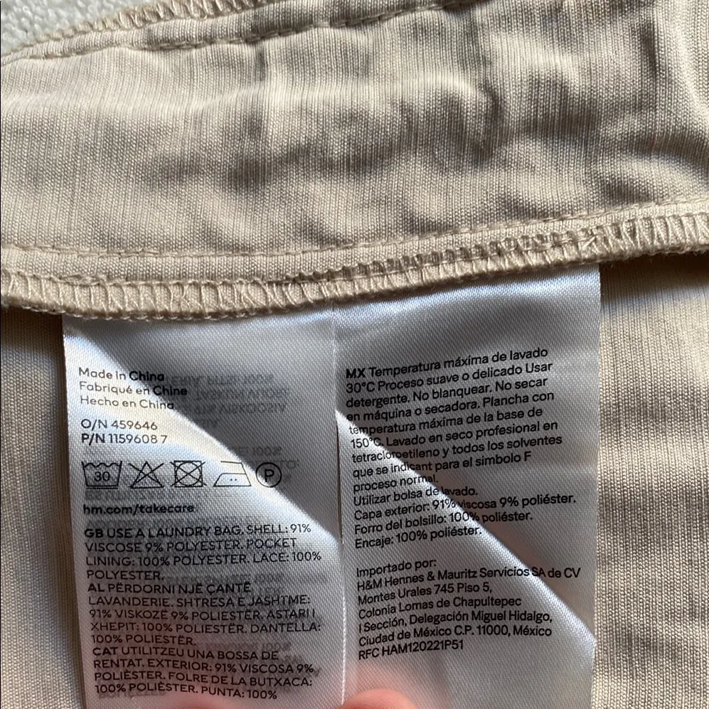 Women's Tan Lace-Up Shorts - Image 7