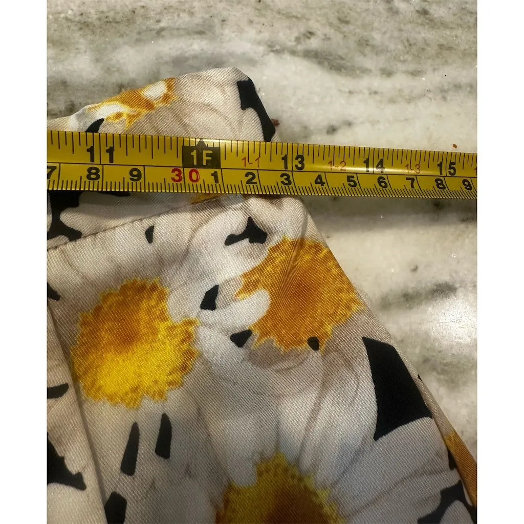 Zara Women's Floral A-Line Skirt Size 5 Multicolor Short Casual - Image 6