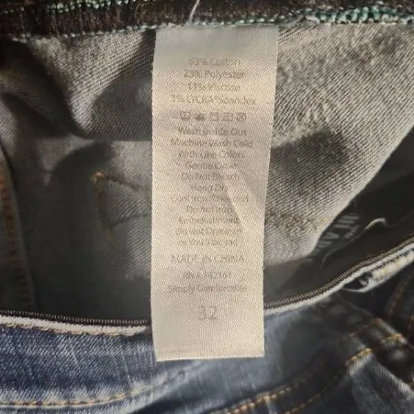 LuLaRoe Size 32 High Rise Simply Comfortable Skinny Destroyed Denim Jeans - Image 6