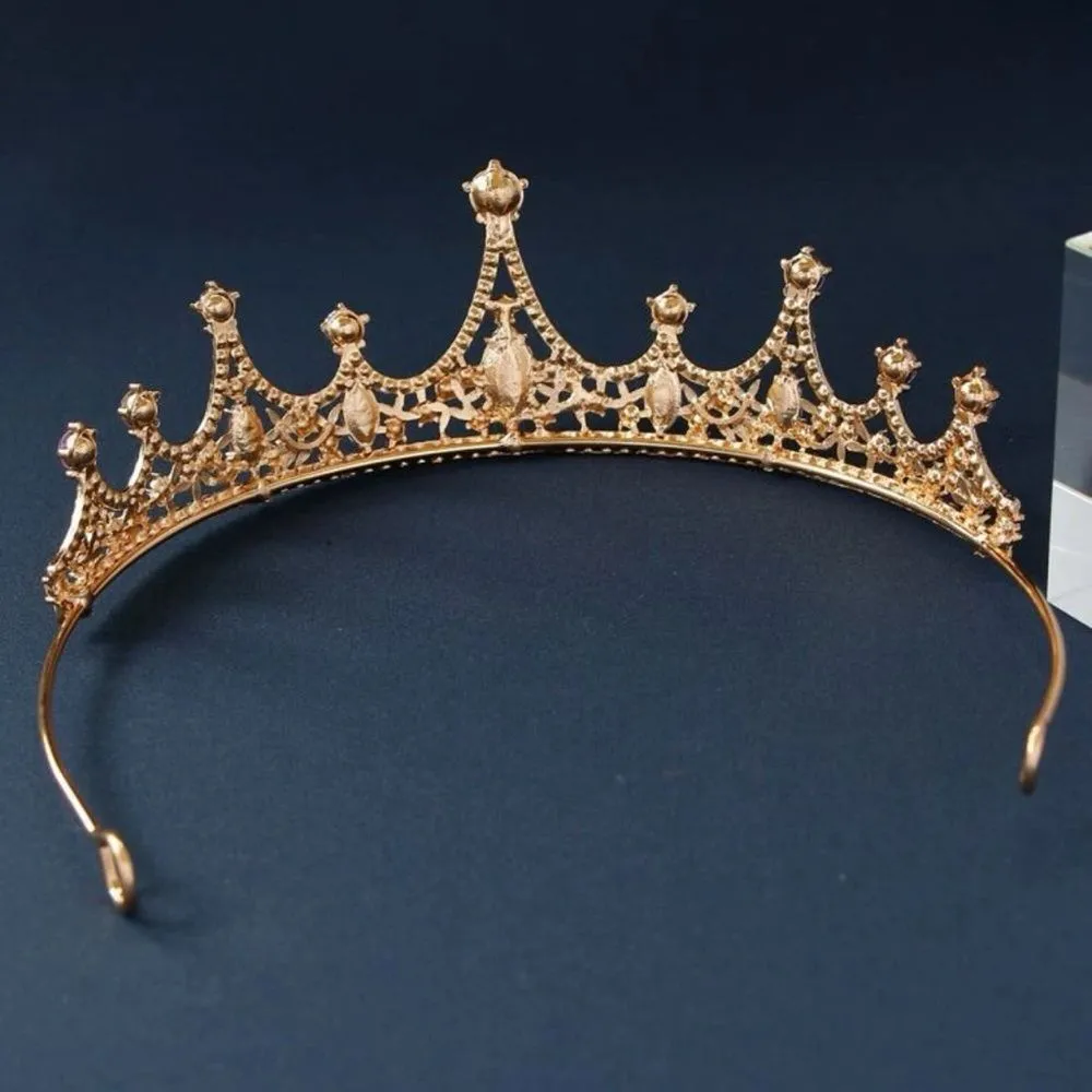 🆕Red Crystal Rhinestone Tiara Crown Red - Image 3