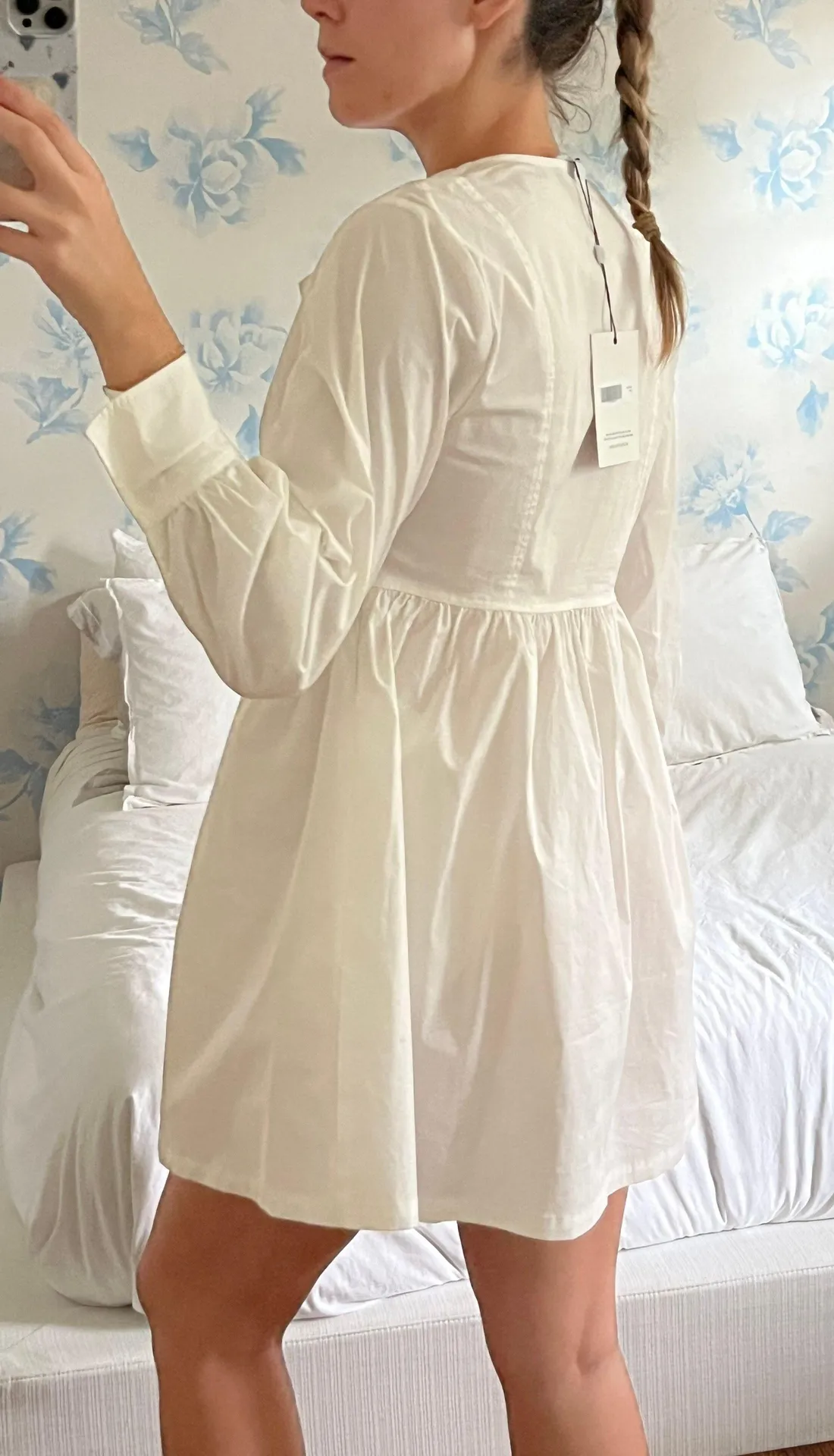 Billie The Label White Babydoll Dress - Image 3