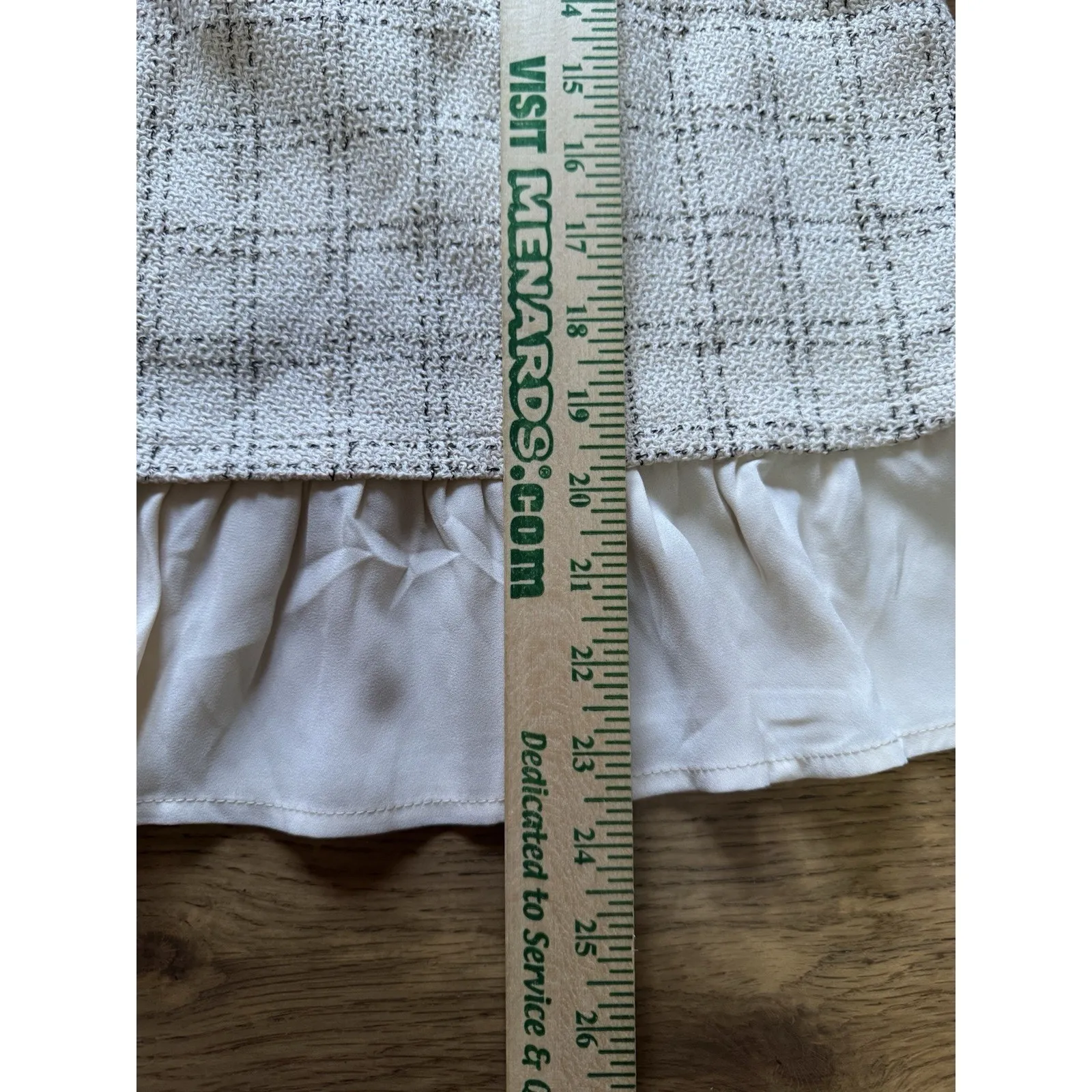 Roolee Shirt Women Large Short Sleeve Tiered Top Blouse Peasant Cottagecore NWT - Image 4