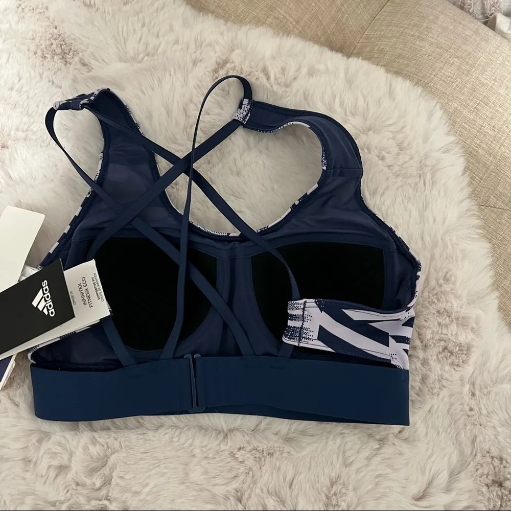 adidas Women's Don't Rest Graphic Swim Top Purple Tint 30A NWT - Image 4