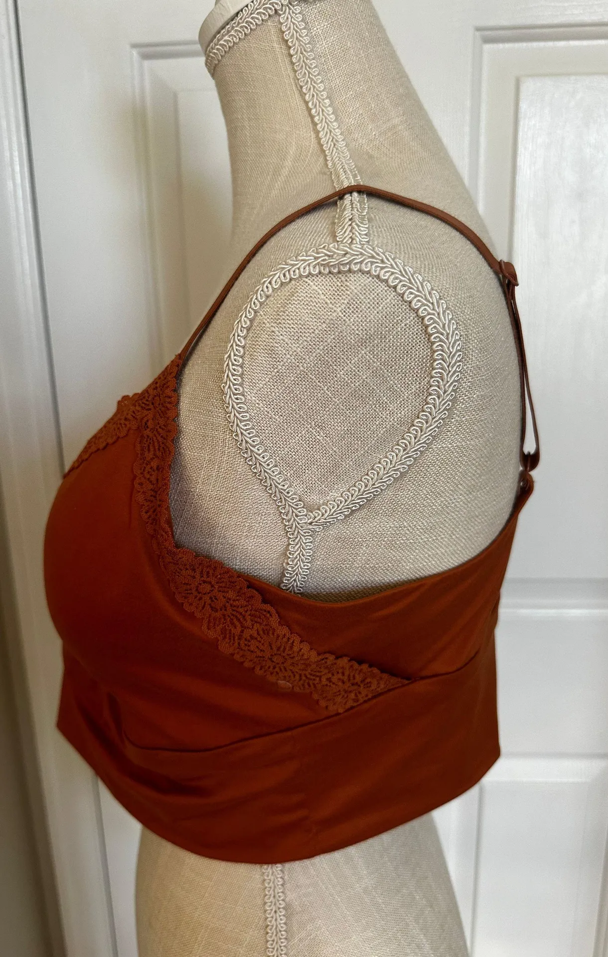 Sunnie Blossom Lace Padded Triangle Bralette Sz XL NWOT - Image 8