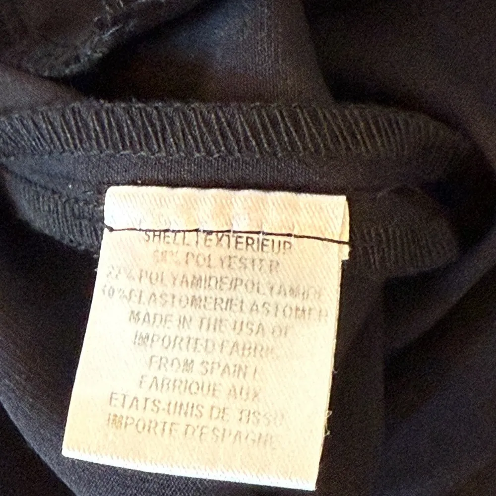 Milly Classic Black Straight Leg Dress Pants Trousers Work Office Career Size 2 - Image 5