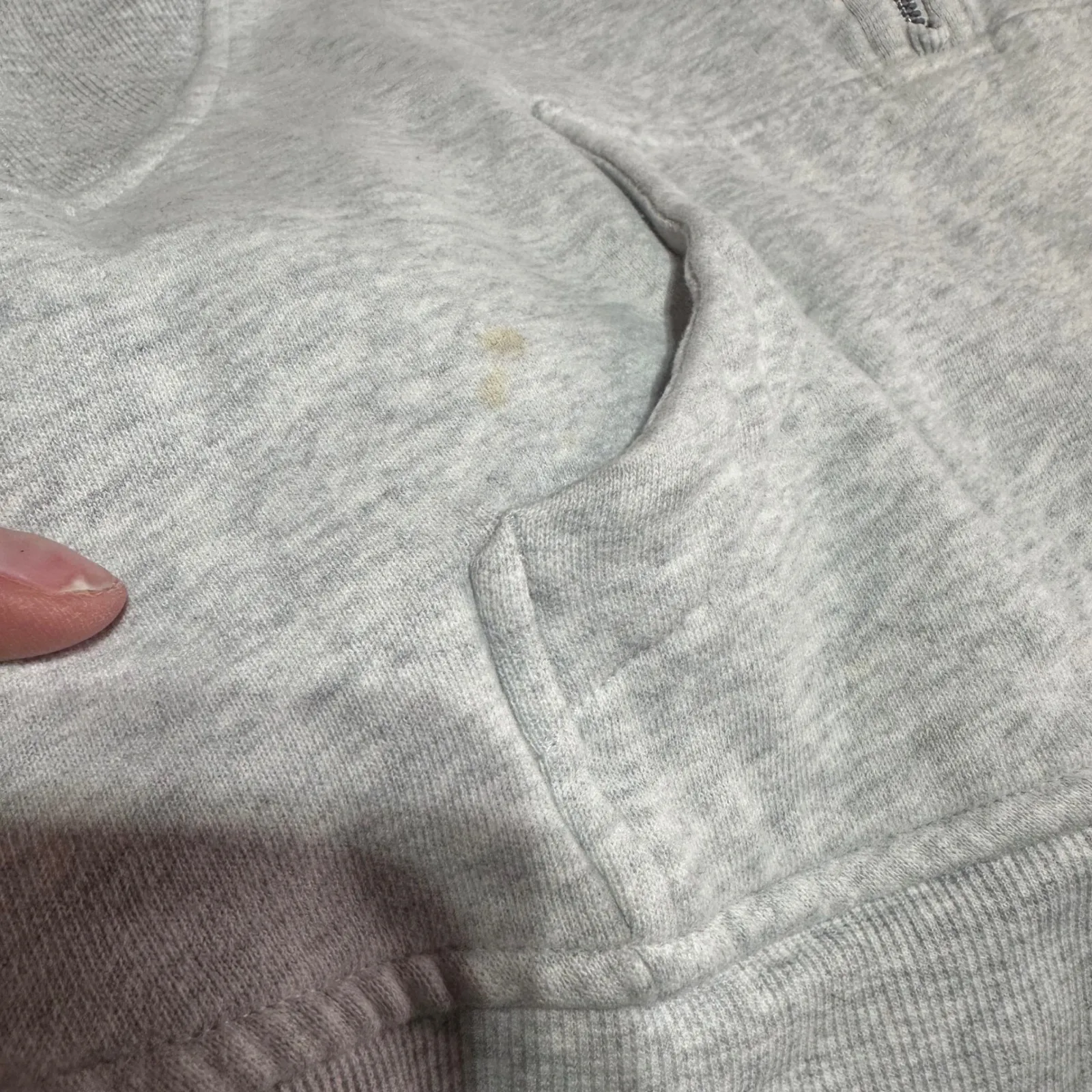 Lululemon Scuba Oversized Half Zip Hoodie Sweatshirt Heather Grey Size XL XXL - Image 6