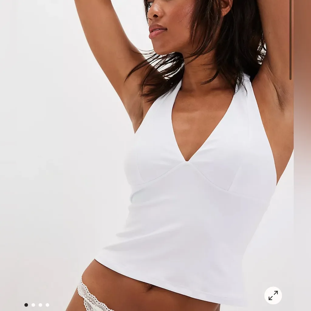 Free people intimately still here cami white top - Image 2