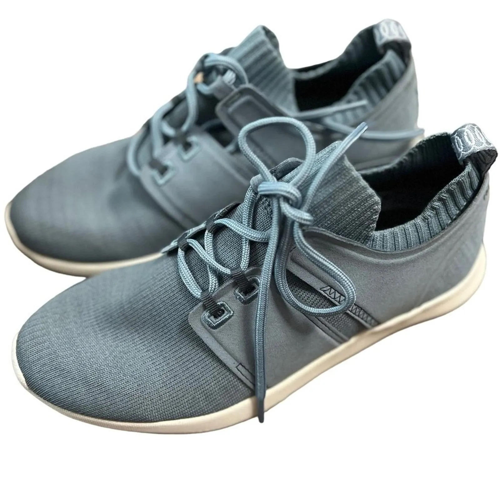 Hush Puppies Women's World Knit Sneaker 8W Dusty Blue NWOB Comfort Walking Shoe - Image 7