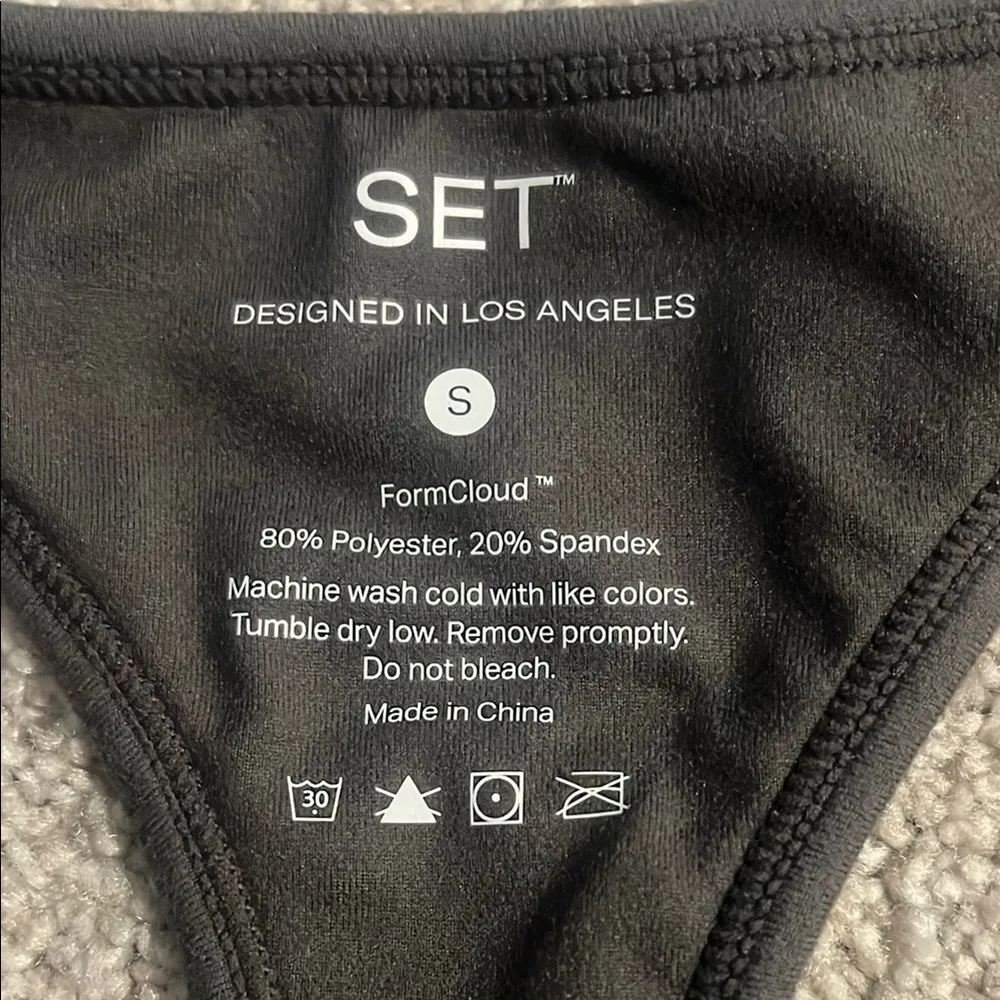 SET Active Sports Bra Moisture-Wicking Racerback - Image 2