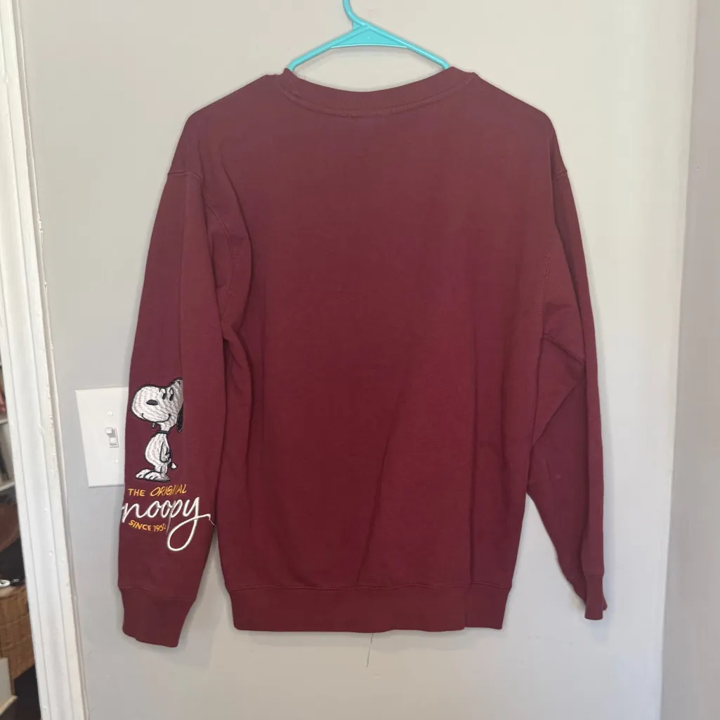 Peanuts Snoopy Social Club Coord Sweatsuit Red Size undefined - Image 5