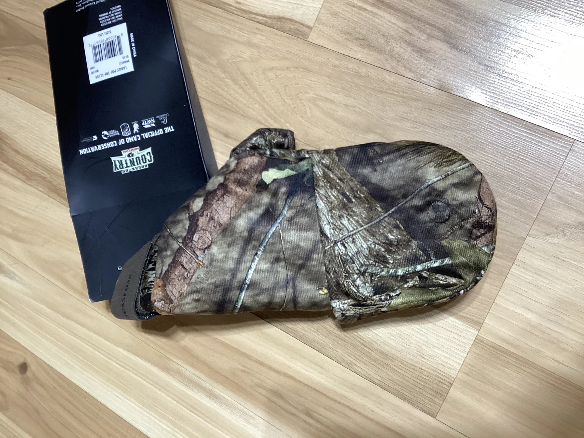 Mossy Oak Camo Ladies Pop Top Gloves Size L/XL - Image 3