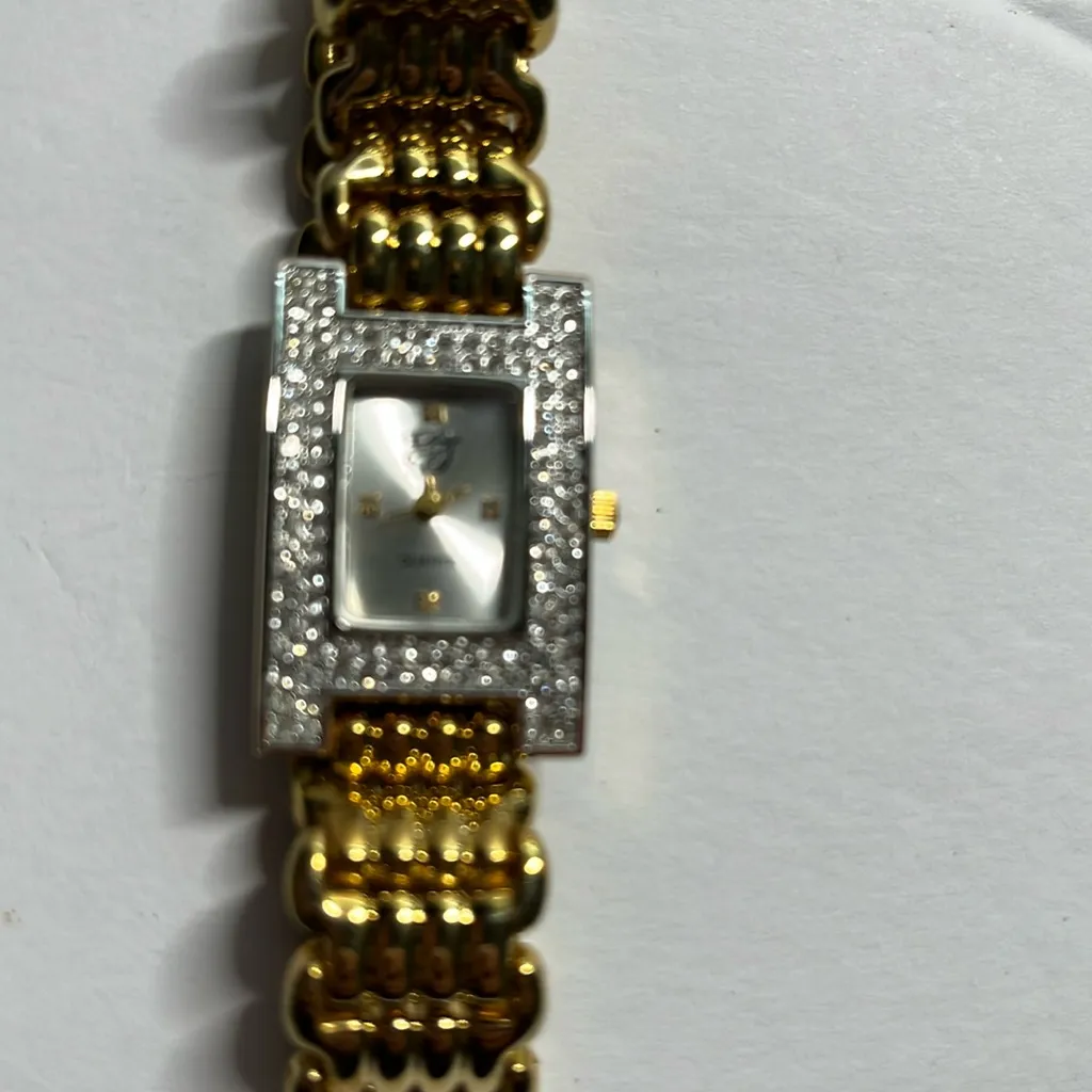 EJ vintage wrist watch quartz watch new Gold - Image 2