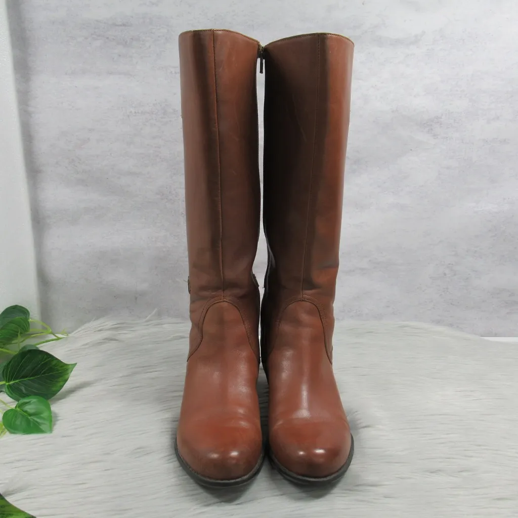 NATURALIZER Jamison Leather Knee-High Riding Boot Side Zip Women's Size 7.5 - Image 5
