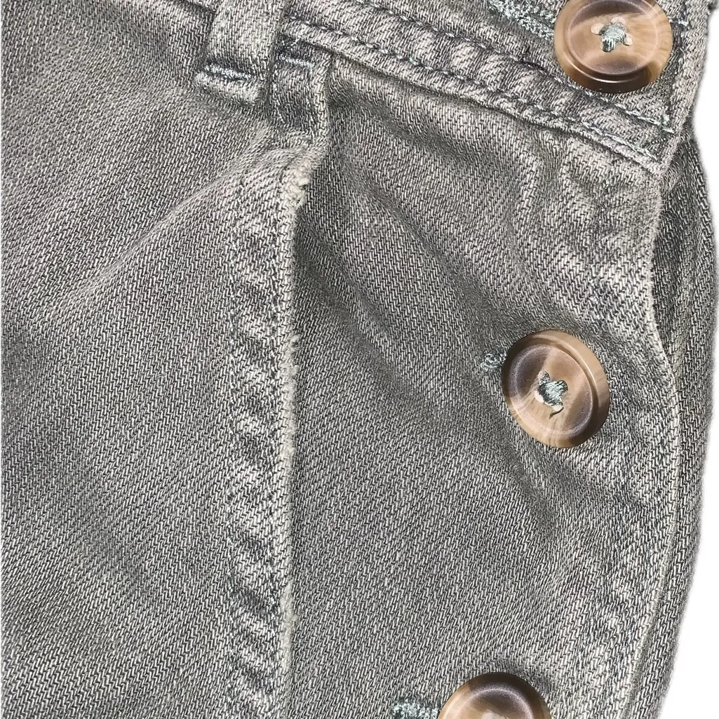 Aerie Army Green Wide Leg Raw Edge Knot Strap Overalls Jumpsuit Pantsuit XS Boho - Image 10