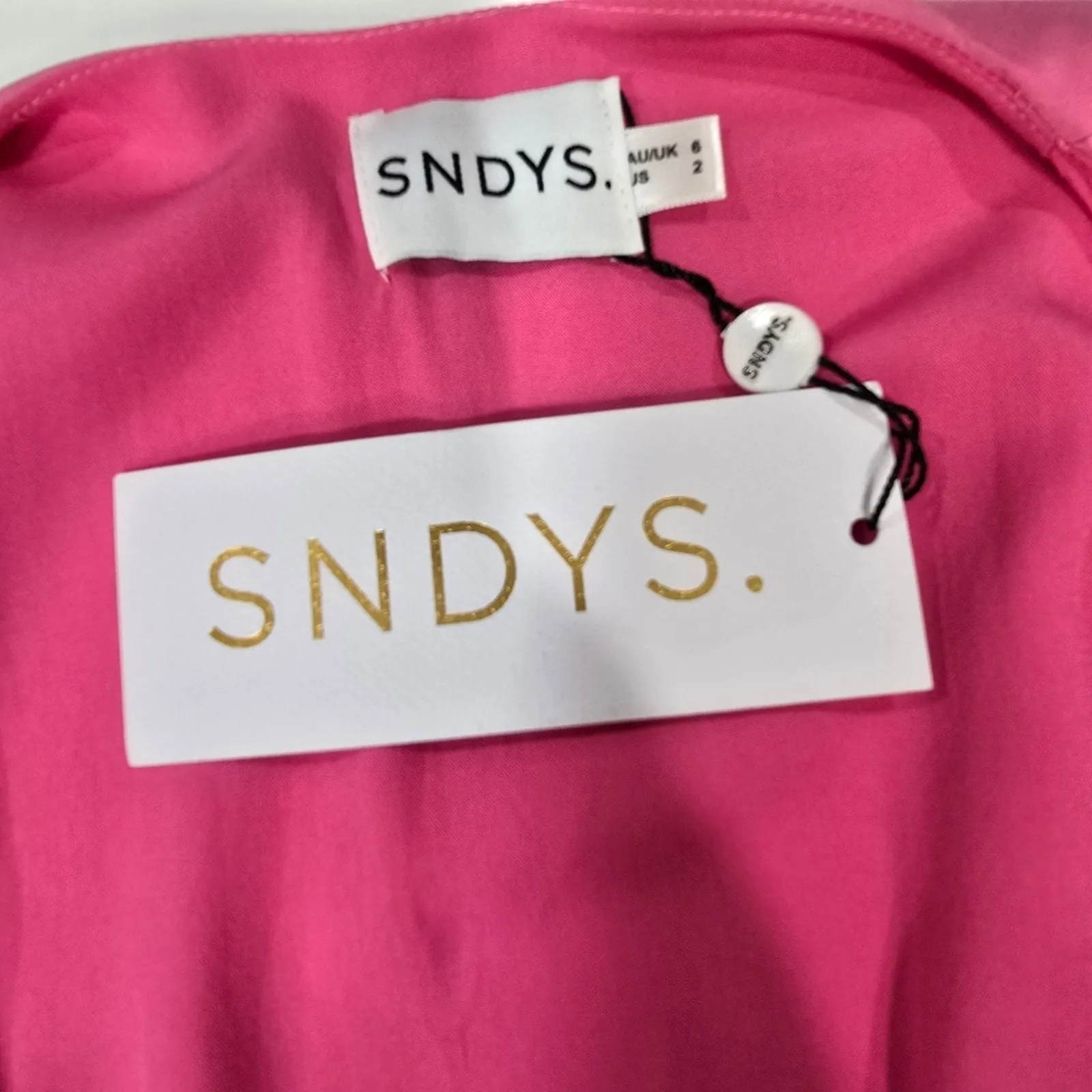 SNDYS x REVOLVE Pluto Jumpsuit in Fuchsia XS Pink - Image 9