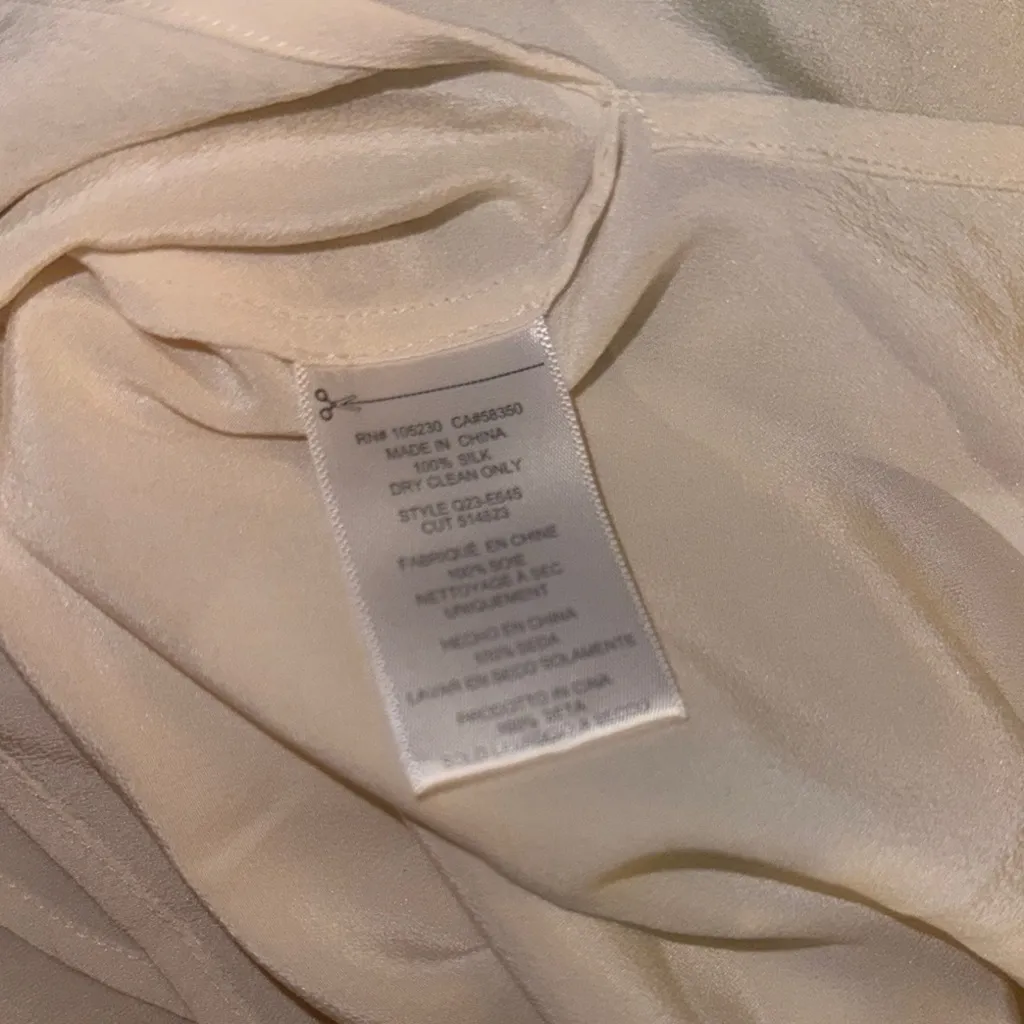 Equipment Femme Tank Top Womens Extra Small White‎ Silk Sleeveless Relaxed Fit - Image 5