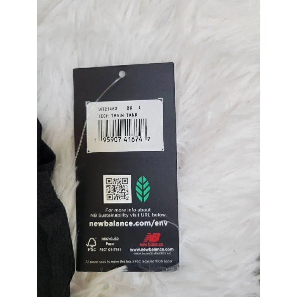 New Balance NWT  Go Dry Active Wear Mesh Tank Top Size L With Back Opening - Image 5