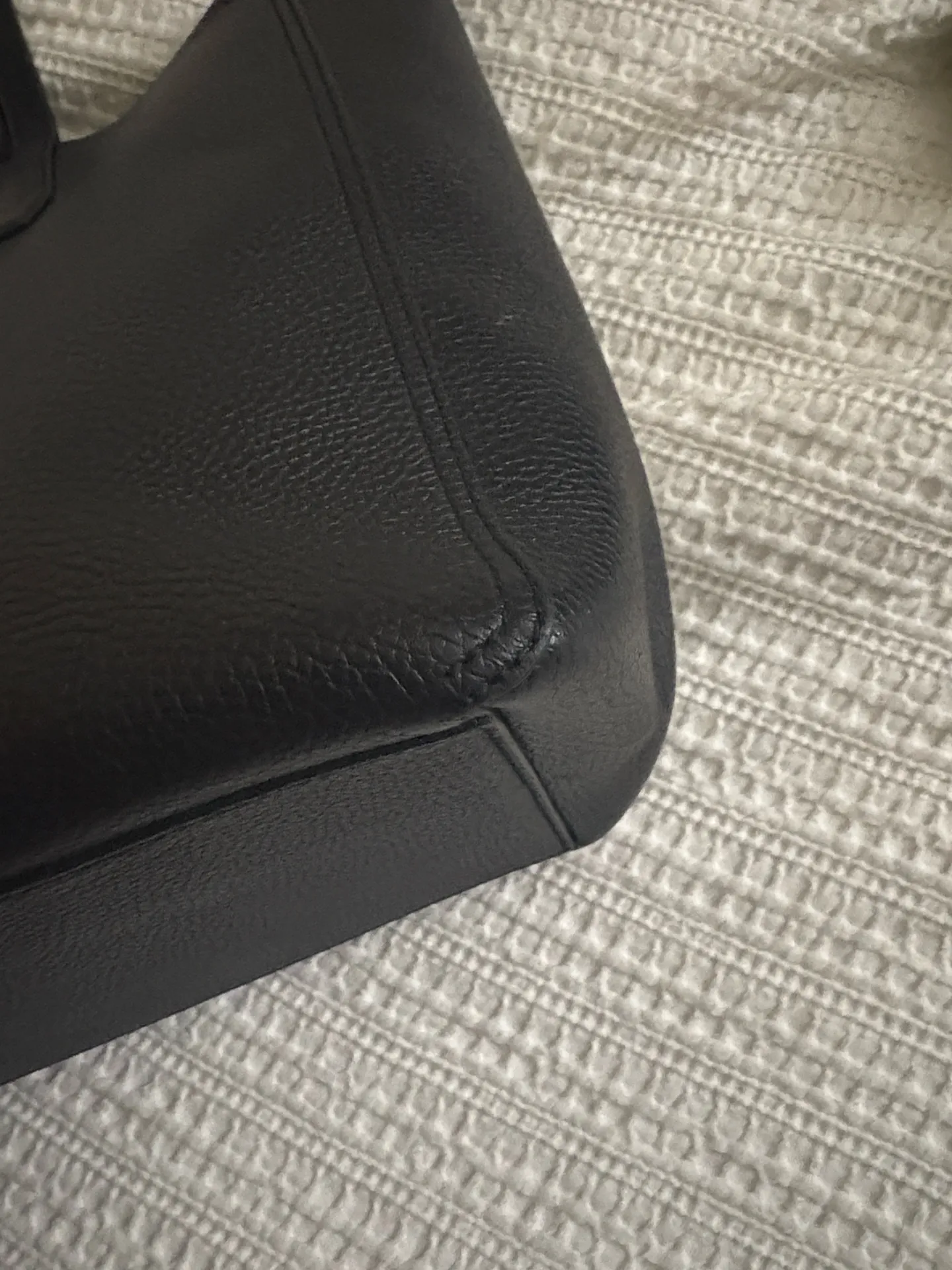 Tory Burch Leather Black Pebbled Blake Tote - Image 9