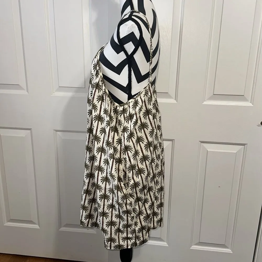 AGUA BENDITA for Target Palm Tree Print Linen Halter Dress - Image 3