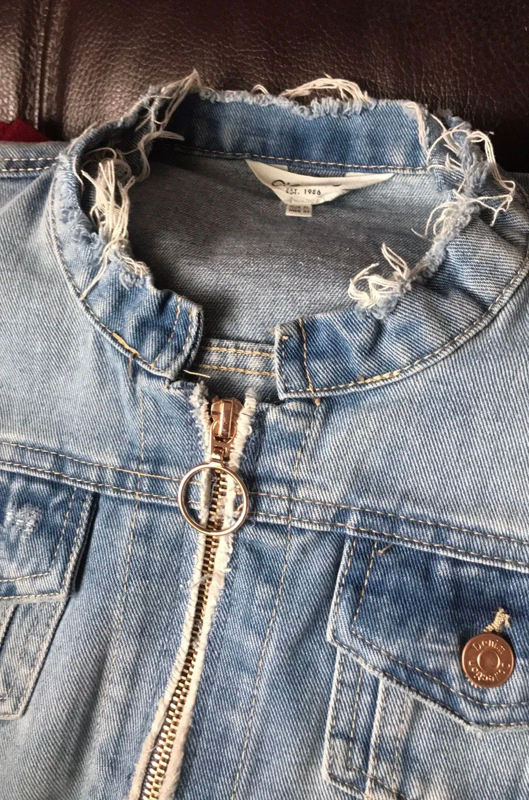 Jean jacket DJK312 media wash size XL - Image 3