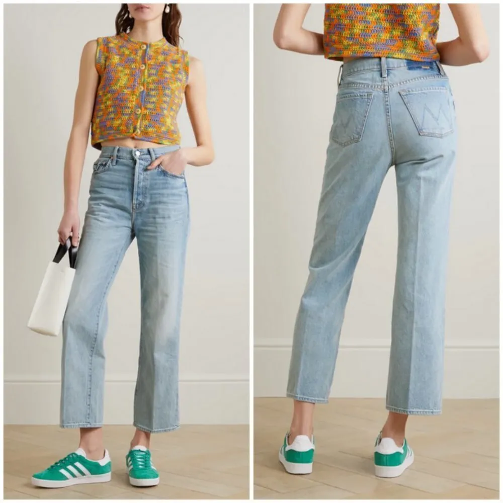 đź’•MOTHER SUPERIORđź’• The Rambler Ankle Jeans ~ Bucket List 32 NWT Blue - Image 6